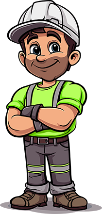 An illustration of a smiling arborist